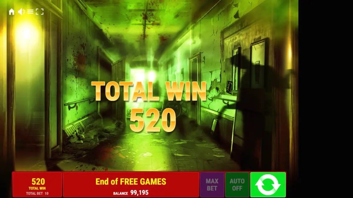 Isang madilim at nakakatakot na asylum theme sa Book Of Madness Deluxe slot